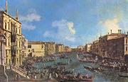 Canaletto Regatta on the Canale Grande (mk08) Germany oil painting artist