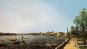 Canaletto View of London: The Thames from Somerset House towards Westminster (mk25) Germany oil painting artist