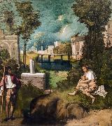 Giorgione The Tempest (nn03) oil painting artist