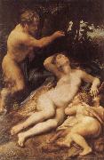 Correggio Zeus and Antiope Germany oil painting artist