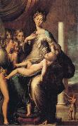 PARMIGIANINO Madonna of the Long Neck painting