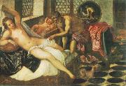 Tintoretto Vulcanus Takes Mars and Venus Unawares oil painting on canvas