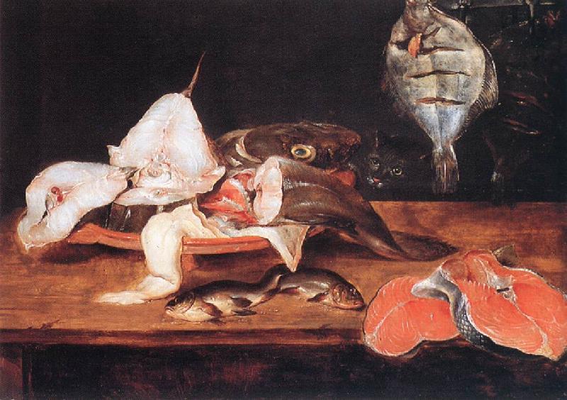 Alexander Still-Life with Fish oil painting image