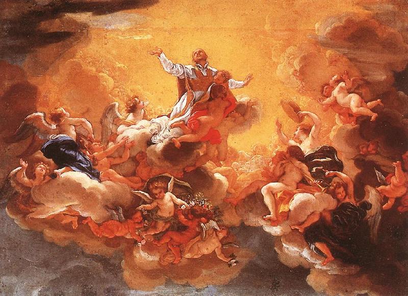 BACCHIACCA Apotheosis of St Ignatius  hh oil painting picture