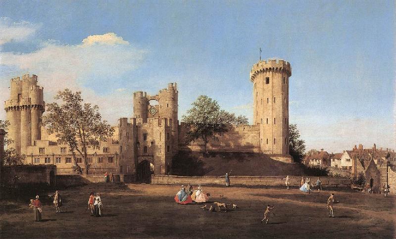 Canaletto Warwick Castle: the East Front df oil painting picture