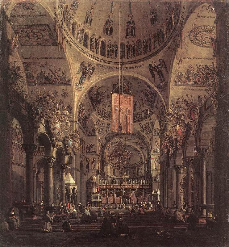 Canaletto San Marco: the Interior f Germany oil painting art