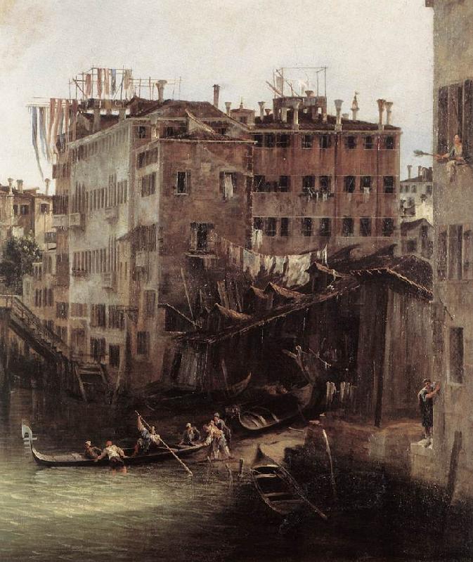 Canaletto The Rio dei Mendicanti (detail) Germany oil painting art