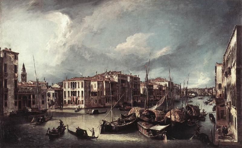 Canaletto The Grand Canal with the Rialto Bridge in the Background fd Germany oil painting art