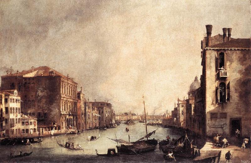 Canaletto Rio dei Mendicanti: Looking South Germany oil painting art