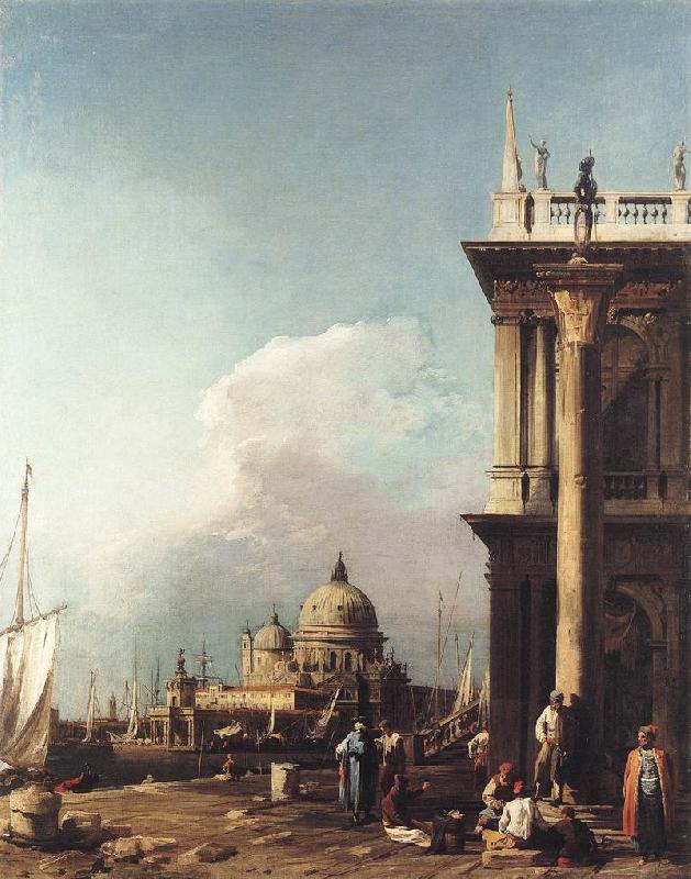 Canaletto Venice: The Piazzetta Looking South-west towards S. Maria della Salute sdfg Germany oil painting art