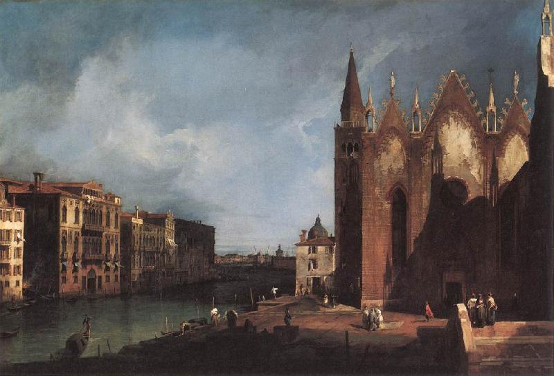 Canaletto The Grand Canal near Santa Maria della Carita fgh Germany oil painting art