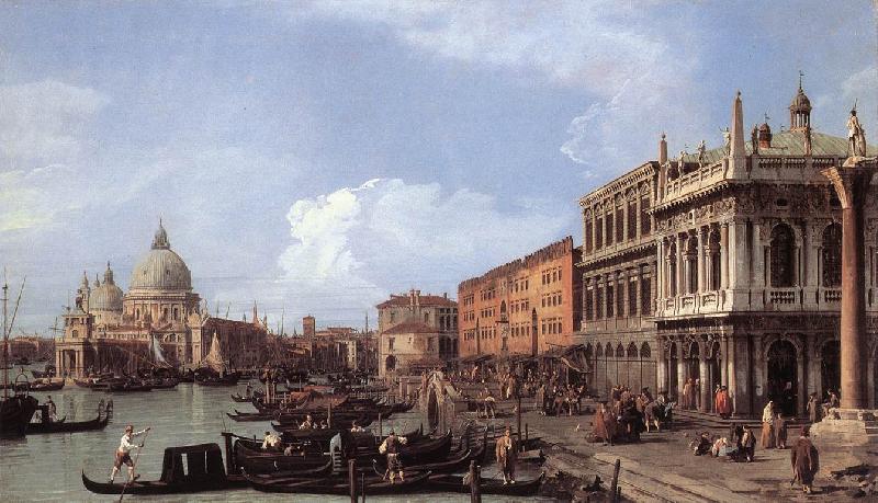 Canaletto The Molo: Looking West sf Germany oil painting art