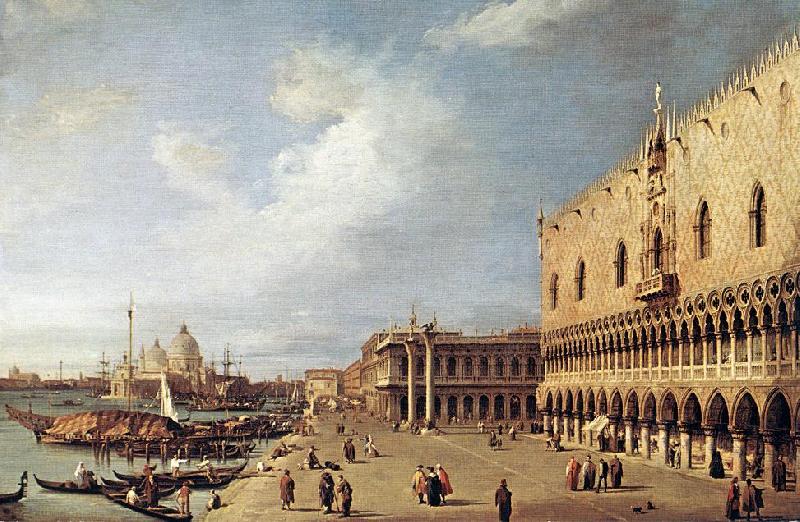 Canaletto View of the Ducal Palace f oil painting image