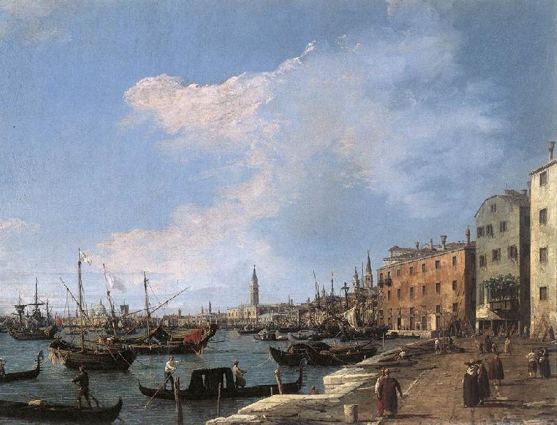 Canaletto The Riva degli Schiavoni f Germany oil painting art