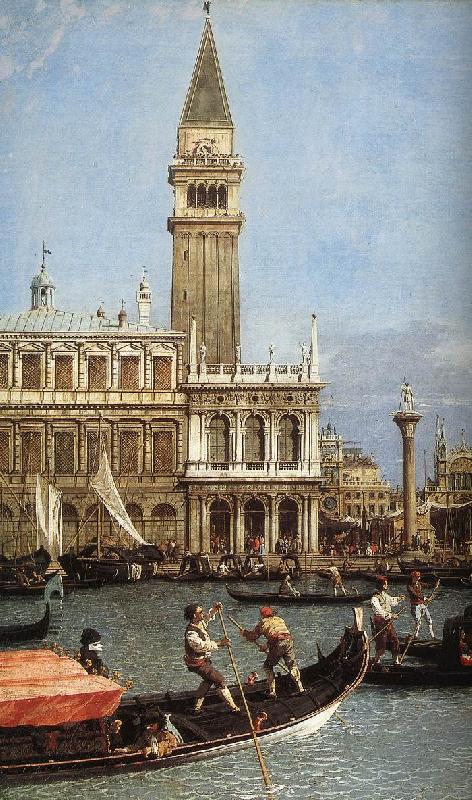 Canaletto Return of the Bucentoro to the Molo on Ascension Day (detail)  fd Germany oil painting art