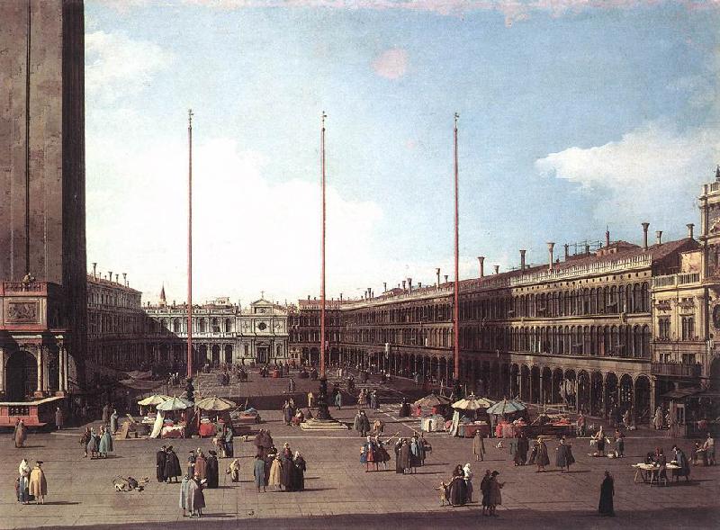 Canaletto Piazza San Marco, Looking toward San Geminiano df Germany oil painting art
