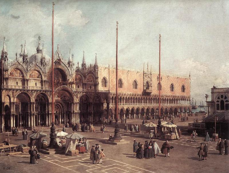 Canaletto Piazza San Marco: Looking South-East oil painting image