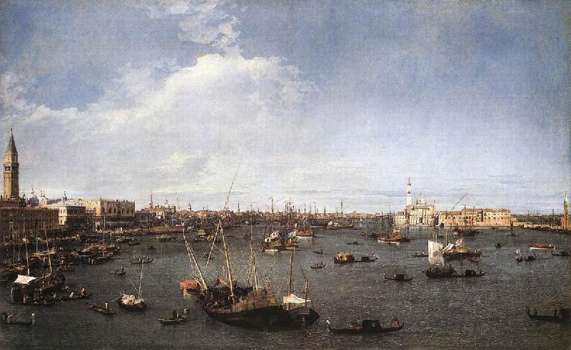 Canaletto Bacino di San Marco (St Mark s Basin) oil painting image