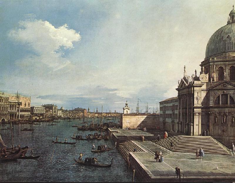 Canaletto The Grand Canal at the Salute Church d oil painting picture