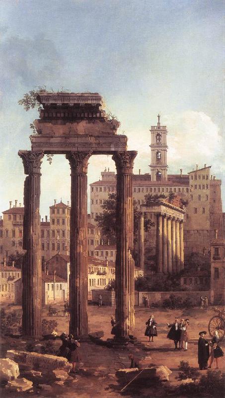 Canaletto Rome: Ruins of the Forum, Looking towards the Capitol d Germany oil painting art