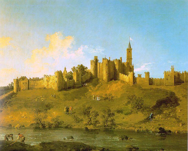 Canaletto Alnwick Castle, Northumberland oil painting image