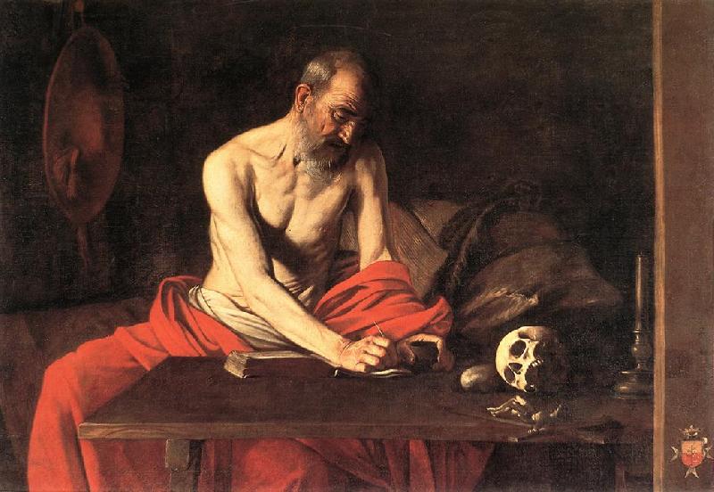 Caravaggio St Jerome dsf Germany oil painting art