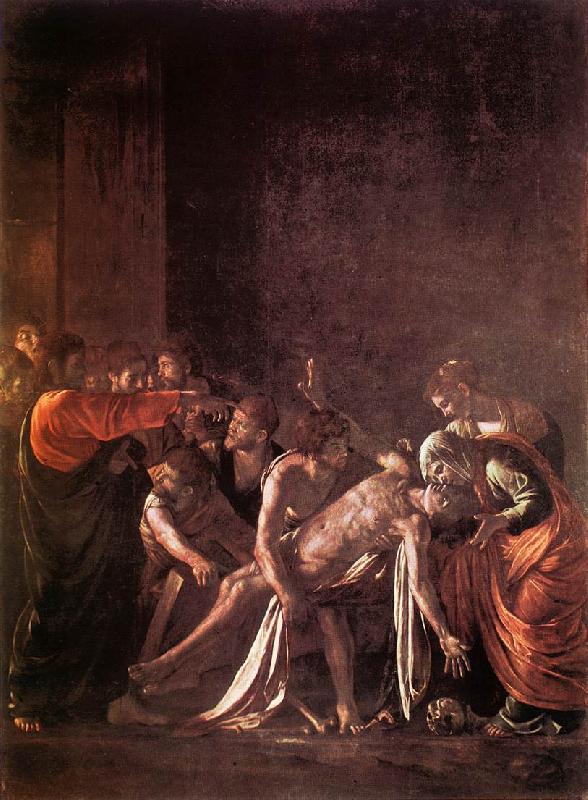 Caravaggio The Raising of Lazarus fg Germany oil painting art