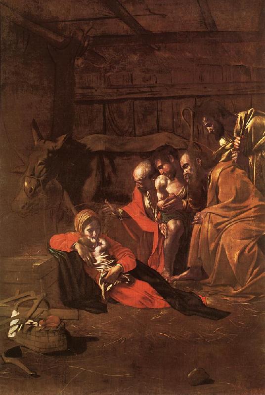 Caravaggio Adoration of the Shepherds fg oil painting image