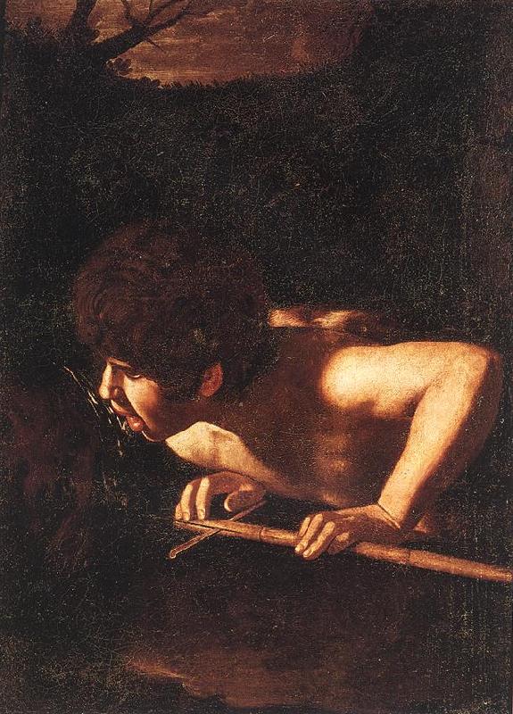 Caravaggio St John the Baptist at the Well ty Germany oil painting art