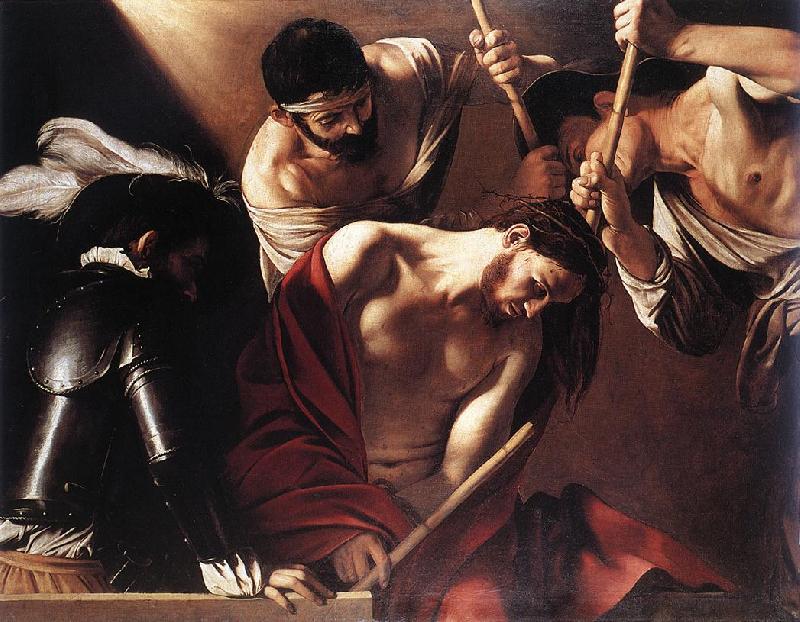 Caravaggio The Crowning with Thorns f Germany oil painting art