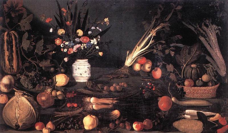 Caravaggio Still-Life with Flowers and Fruit g Germany oil painting art