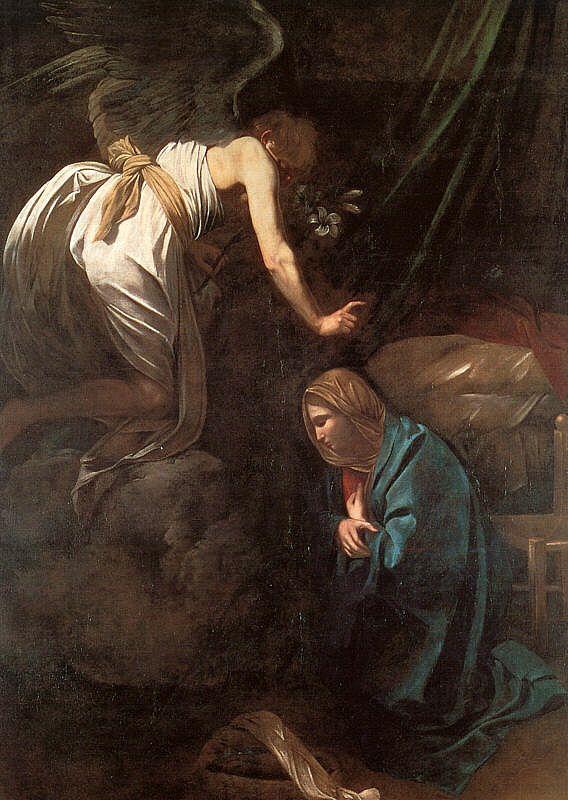 Caravaggio The Annunciation oil painting image