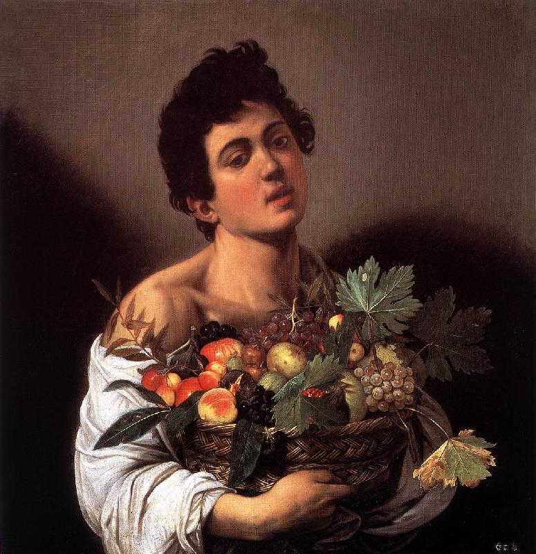 Caravaggio Boy with a Basket of Fruit f Germany oil painting art