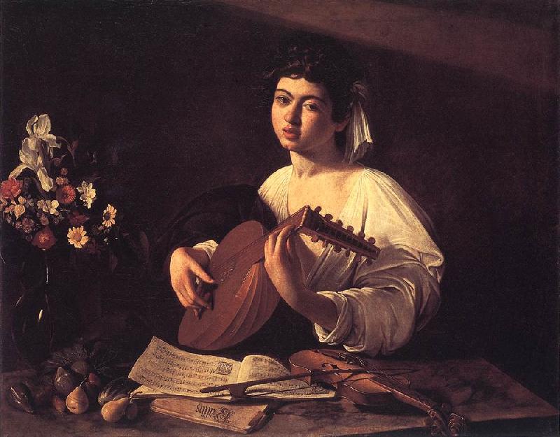 Caravaggio Lute Player f oil painting picture