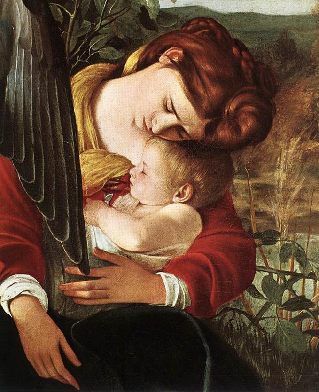 Caravaggio Rest on Flight to Egypt (detail) fg oil painting picture