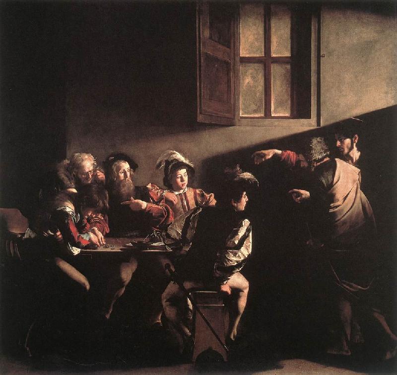Caravaggio The Calling of Saint Matthew fg oil painting picture