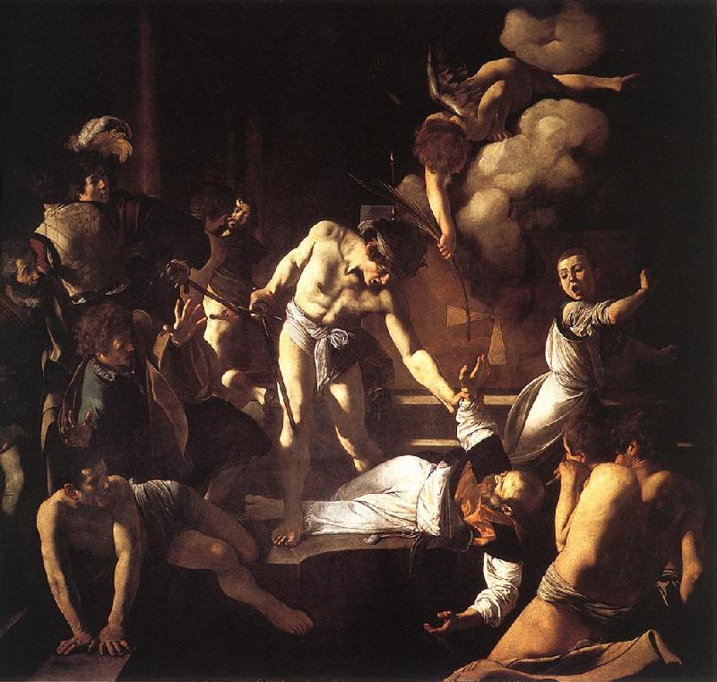 Caravaggio The Martyrdom of St Matthew oil painting picture