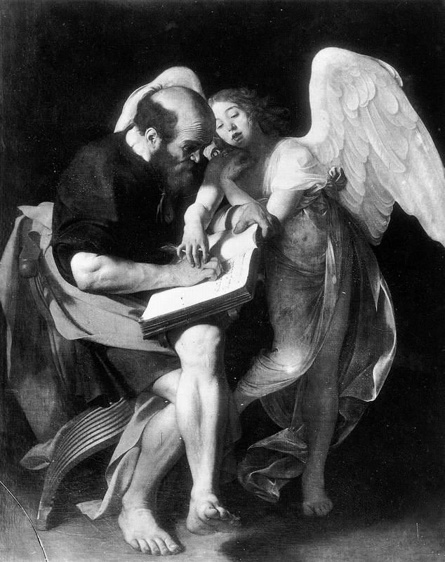 Caravaggio St Matthew and the Angel f oil painting picture