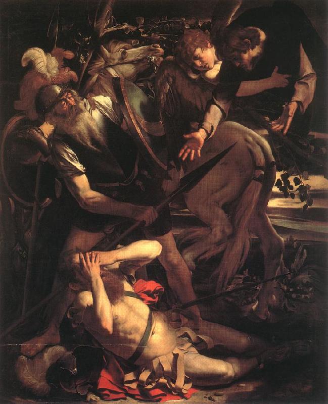 Caravaggio The Conversion of St. Paul dg Germany oil painting art