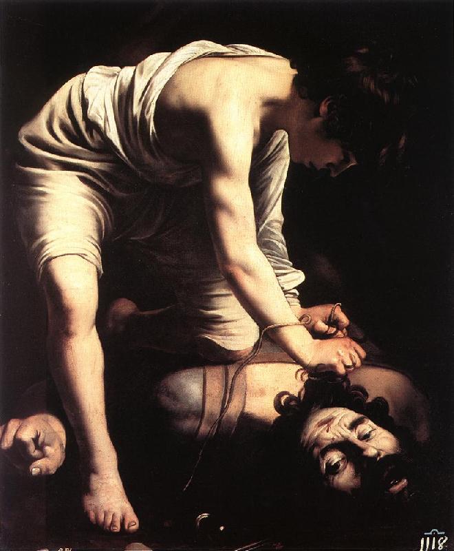 Caravaggio David fgfd Germany oil painting art