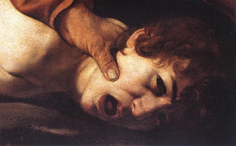 Caravaggio The Sacrifice of Isaac (detail) dsf oil painting picture