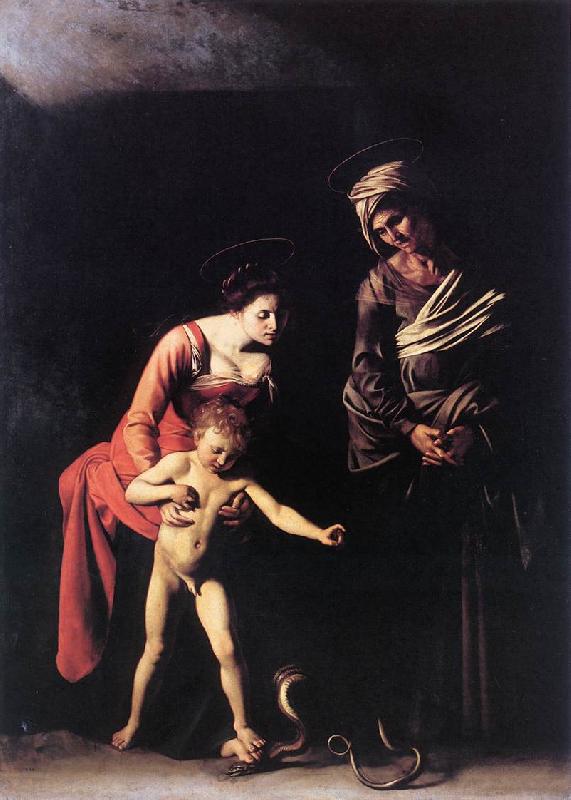 Caravaggio Madonna with the Serpent Germany oil painting art