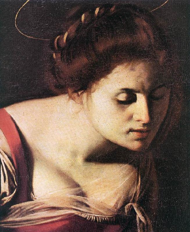 Caravaggio Madonna Palafrenieri (detail) f oil painting picture