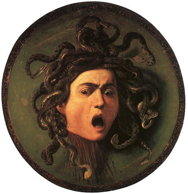 Caravaggio Medusa oil painting picture
