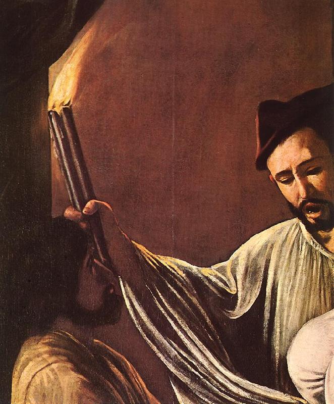 Caravaggio The Seven Acts of Mercy (detail) dfg oil painting picture