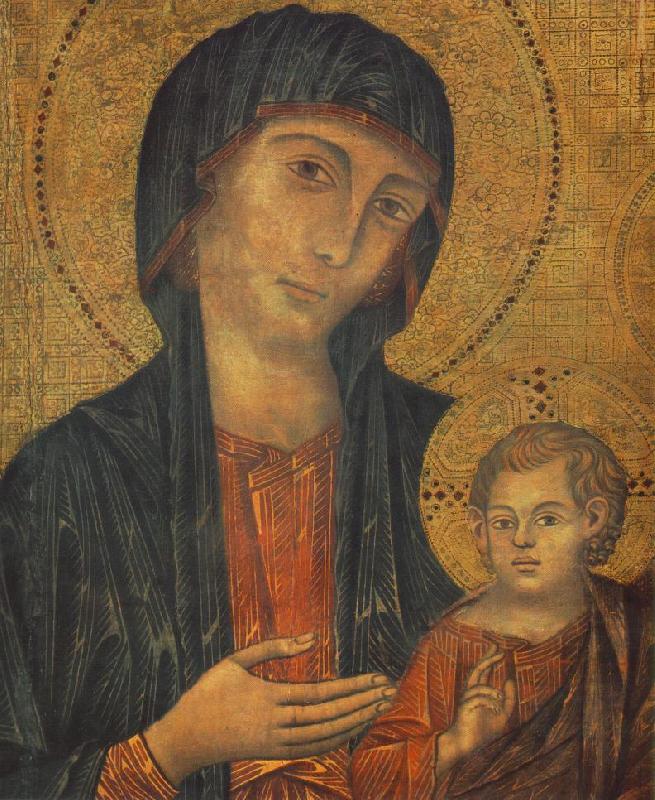 Cimabue The Madonna in Majesty (detail) fgjg oil painting image