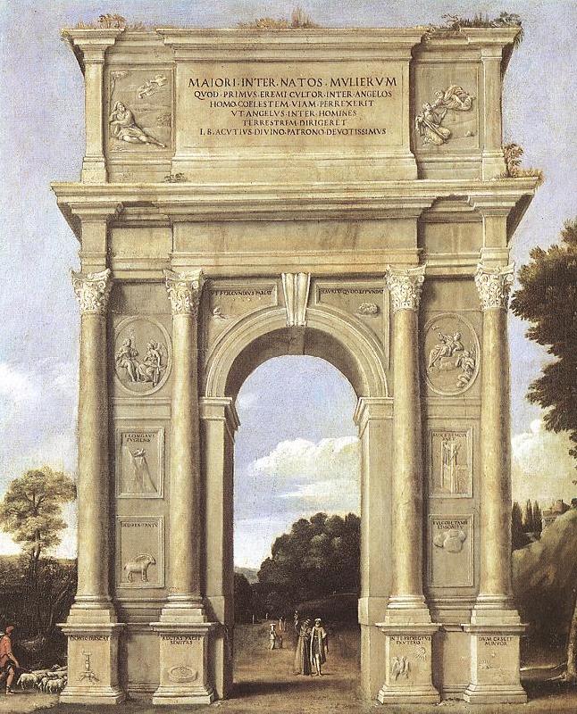 Domenichino A Triumphal Arch of Allegories dfa oil painting image