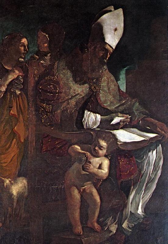 GUERCINO St Augustine sdg Germany oil painting art