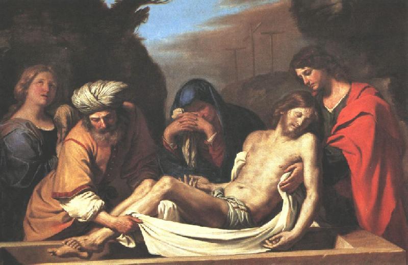 GUERCINO The Entombment of Christ sdg Germany oil painting art