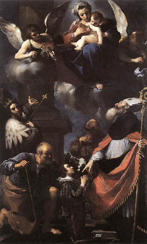 GUERCINO A Donor Presented to the Virgin lkhi oil painting image